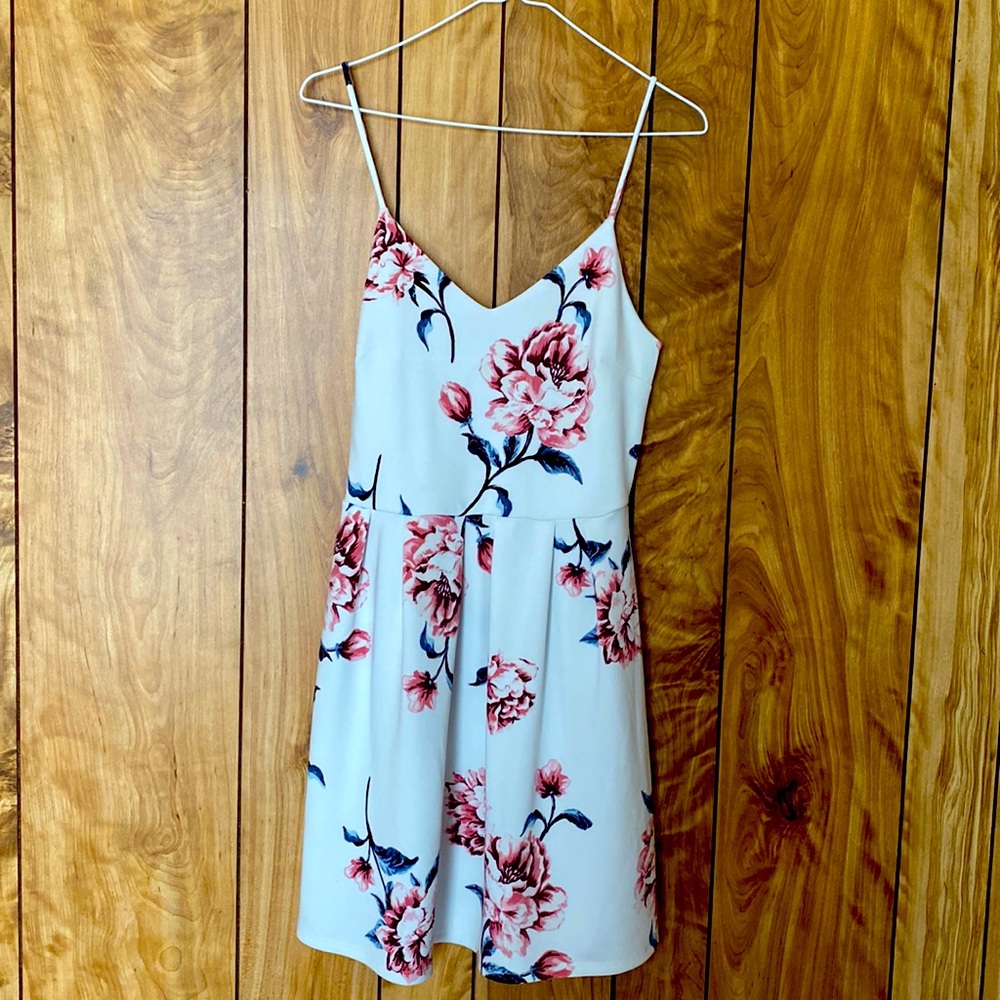 White Monteau dress